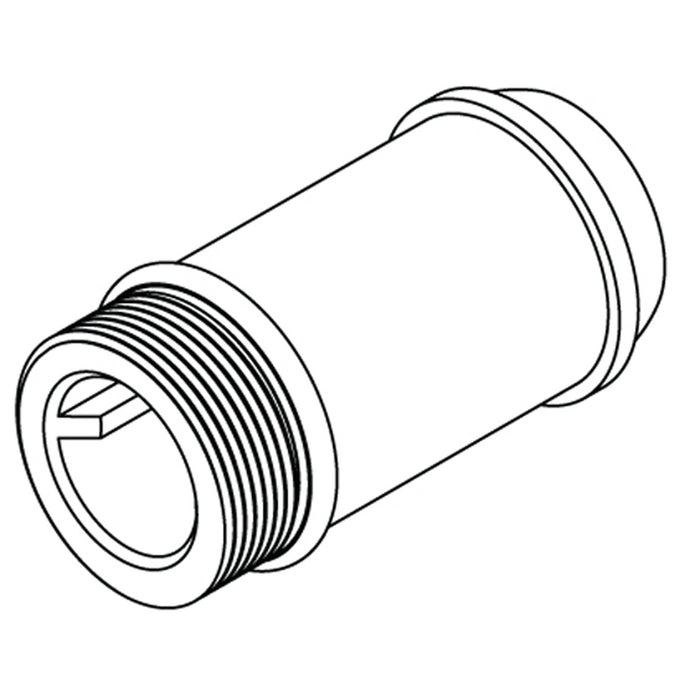 Moen Commercial 104504 3-3/4" Delany supply extension nipple, chrome