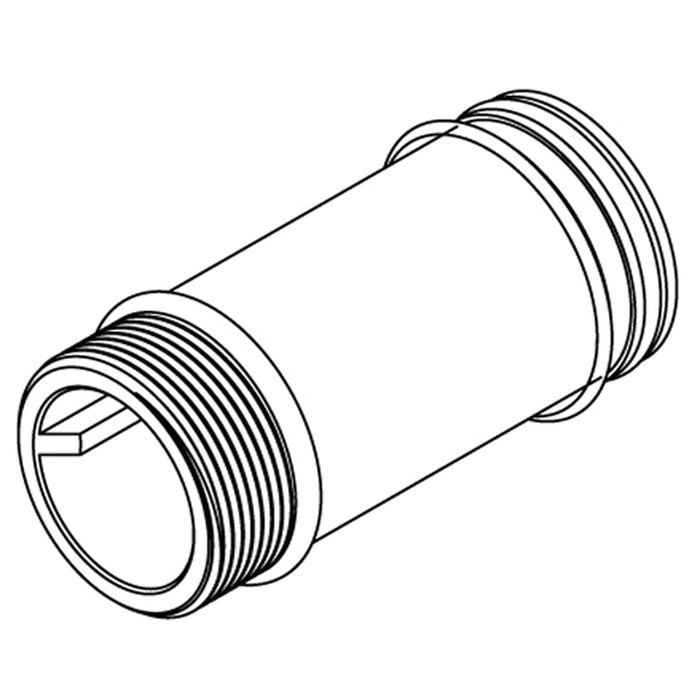 Moen Commercial 104514 6" Sloan-Moen style supply extension nipple, chrome