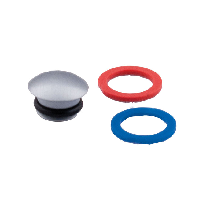 Moen 115034 Handle cap kit, brushed chrome