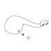 Moen Commercial 129900 Lever Handle Extended Reach 8416, 8418, chrome
