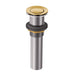 Moen 140780 Drainage, brushed gold