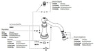 Moen Weymouth 154291 Roman tub diverter spout, chrome