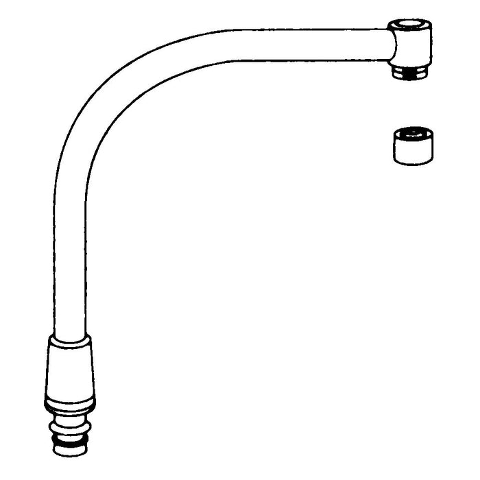 Moen Commercial 16264 High Arch Spout For 8940, 8796 & 8799, chrome