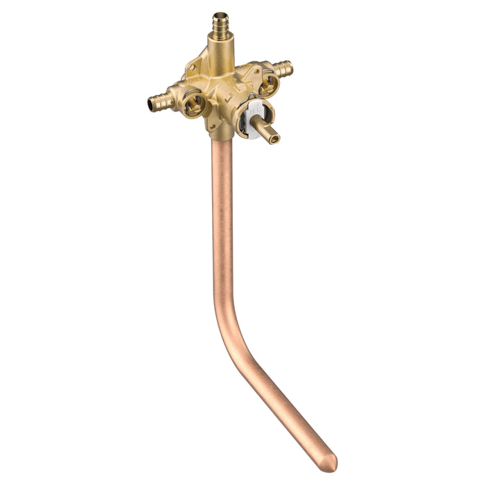 Moen M-Pact 2360 Posi-Temp(R) 1/2" crimp ring PEX connection includes pressure balancing, default 2360pf