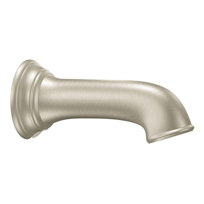 Moen Dartmoor 3858 Nondiverter Spouts, brushed nickel
