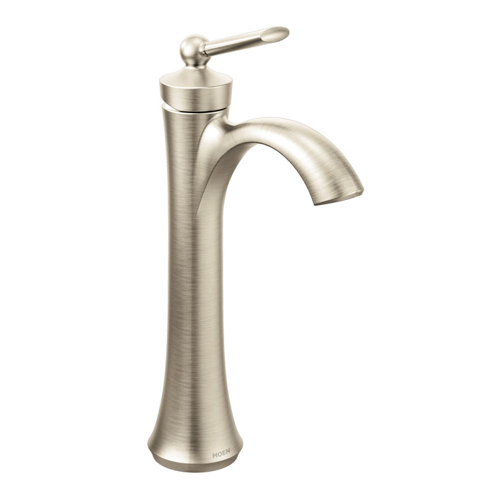 Moen Wynford 4507 One-Handle Vessel Bathroom Faucet, brushed nickel