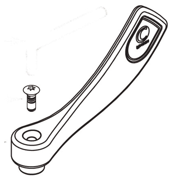 Moen Commercial 52011 Wrist Blade Handle, Cold, 8200 Series, chrome