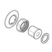 Moen Commercial 52020 Wall escutcheon and gasket, chrome