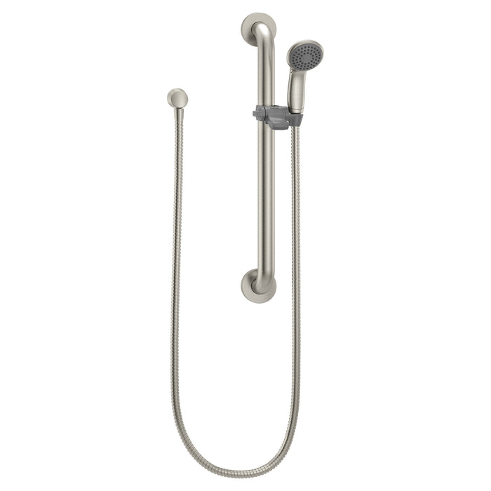 Moen Commercial 52224GBM15 Slide Bar/Grab Bar Shower, classic brushed nickel