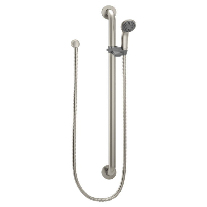 Moen Commercial 52236GBM15 Slide Bar/Grab Bar Shower, classic brushed nickel