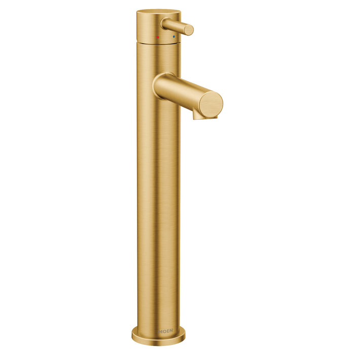 Moen Align 6192 One-Handle Vessel Bathroom Faucet, brushed gold