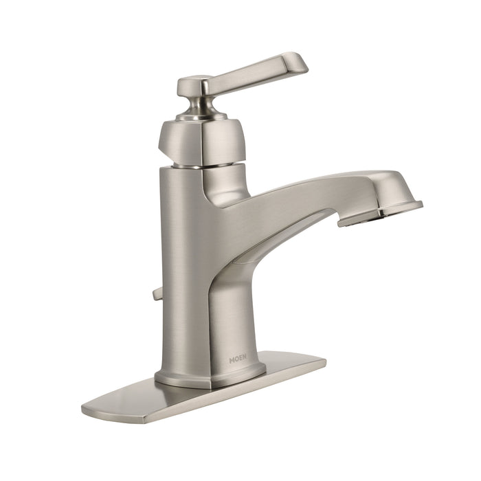 Moen 6200 Boardwalk One Handle Bathroom Faucet, spot resist brushed nickel