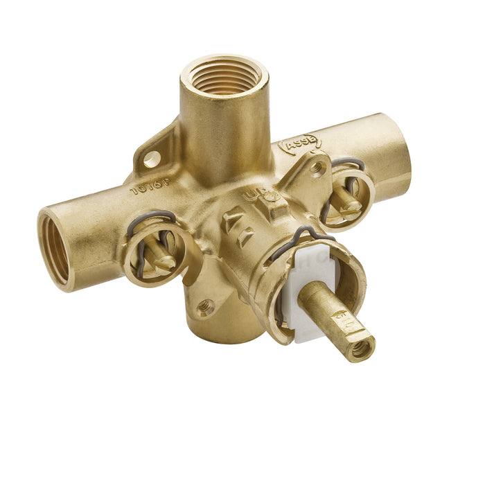 Moen M-Pact 62390 Includes bulk pack Posi-Temp(R) 1/2" IPS connection pressure balancing, default