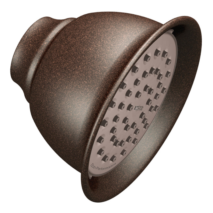 Moen 6302EP One-Function 4-3/8" Diameter Spray Head Eco-Performance Showerhead, oil rubbed bronze
