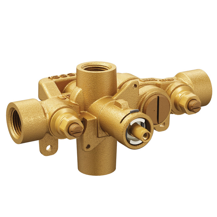 Moen 63150 1/2 Inch IPS Moentrol Pressure Balancing Pressure Balancing Rough-in Valve with Volume Control, default