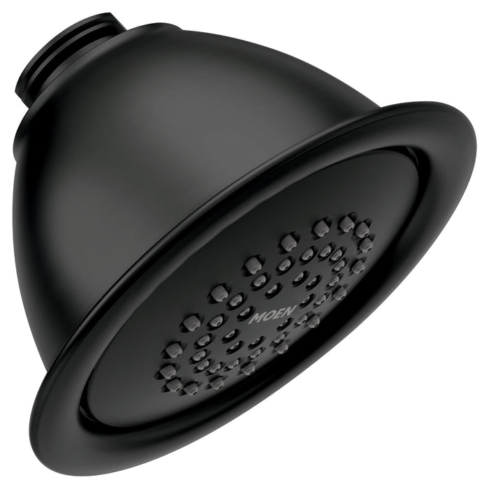 Moen 6371EP One-Function 4" Diameter Spray Head Eco-Performance Showerhead, matte black