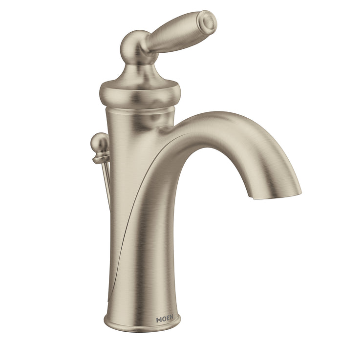 Moen Brantford 6600 One-Handle Bathroom Faucet, brushed nickel