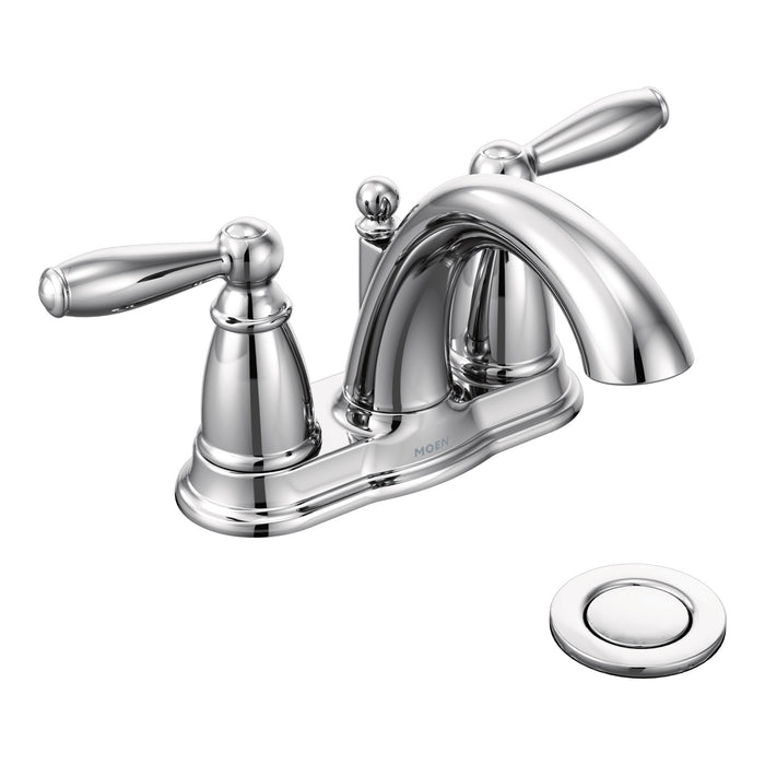Moen Brantford 6610 Two-Handle Bathroom Faucet, chrome