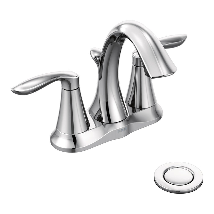 Moen Eva 66410 Two-Handle Bathroom Faucet, chrome