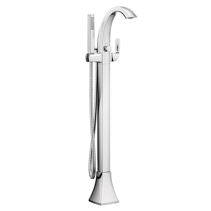 Moen Voss 695 One-Handle Tub Filler Includes Hand Shower, chrome