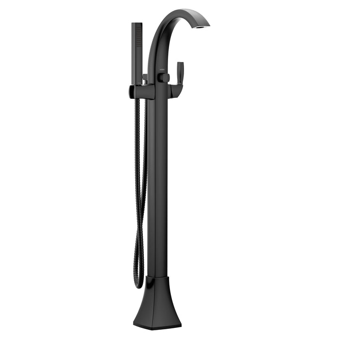 Moen Voss 695 One-Handle Tub Filler Includes Hand Shower, matte black