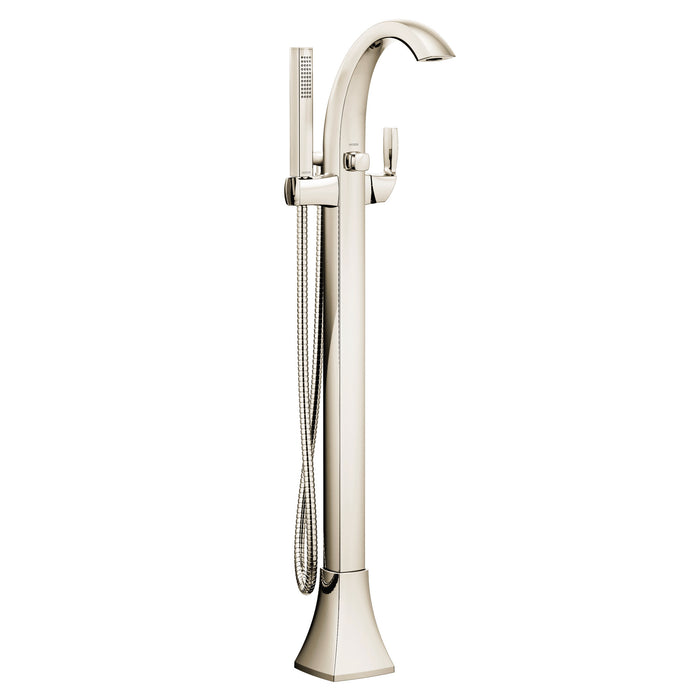 Moen Voss 695 One-Handle Tub Filler Includes Hand Shower, polished nickel