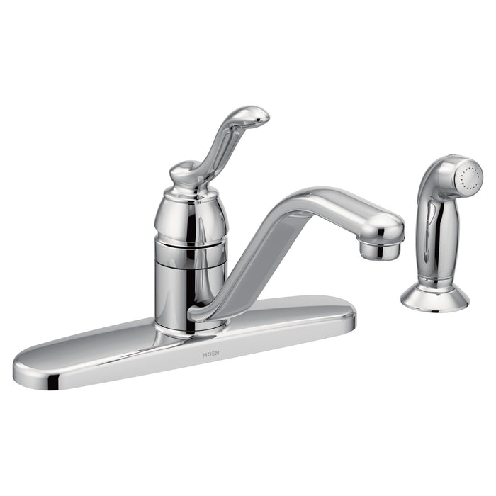 Moen Banbury 7051 One-Handle Kitchen Faucet, chrome