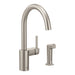 Moen 7165 Align 1.5 GPM One Handle High Arc Kitchen Faucet, spot resist stainless