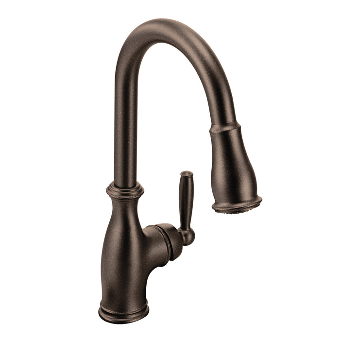 Moen Brantford 7185 One-Handle Pulldown Kitchen Faucet, oil rubbed bronze