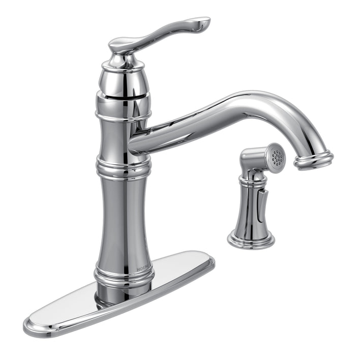 Moen Belfield 7245 One-Handle Kitchen Faucet, chrome