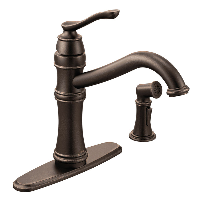 Moen Belfield 7245 One-Handle Kitchen Faucet, oil rubbed bronze