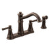 Moen Belfield 7255 Two-Handle Kitchen Faucet, oil rubbed bronze