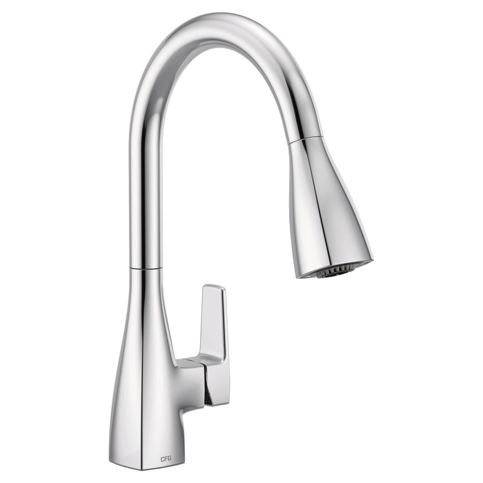 Moen Slate 76162 One-Handle High Arc Pulldown Kitchen Faucet