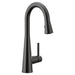Moen Sleek 7664 One-Handle Pulldown Bar Faucet, matte black