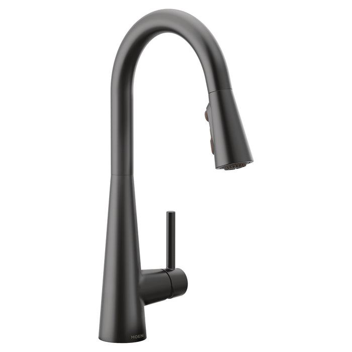 Moen Sleek 7864 One-Handle Pulldown Kitchen Faucet, matte black