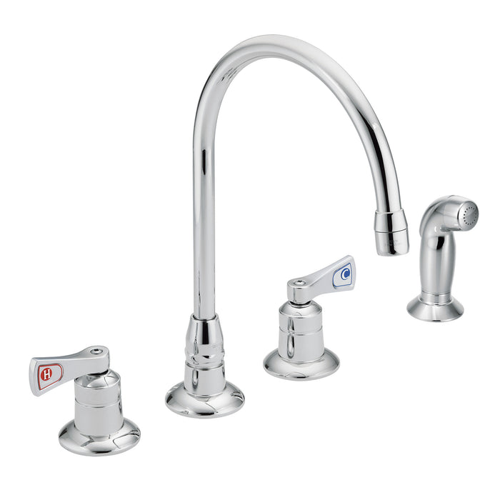 Moen M-DURA 8242 Two-Handle Kitchen Faucet, chrome