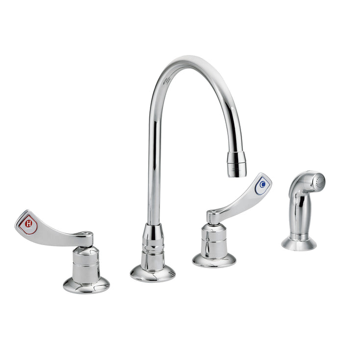 Moen M-DURA 8244 Two-Handle Kitchen Faucet, chrome