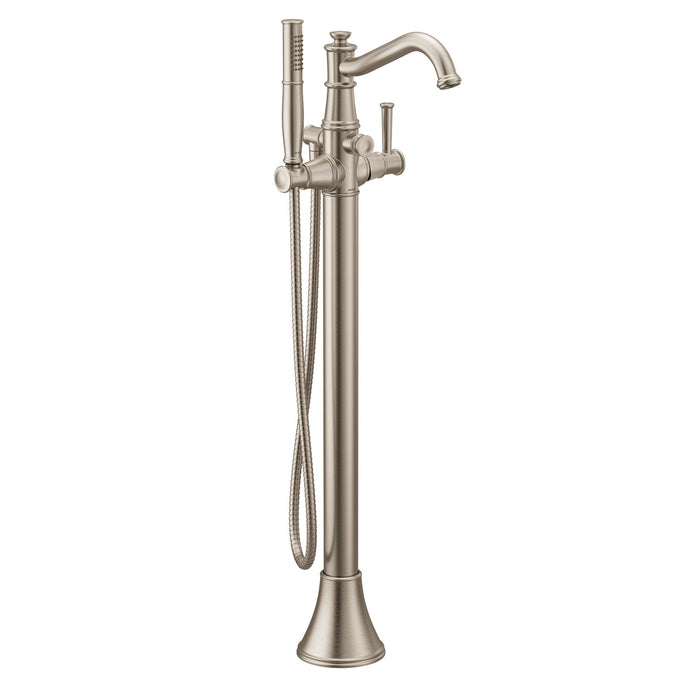 Moen Belfield 9025 One-Handle Tub Filler Includes Hand Shower, brushed nickel