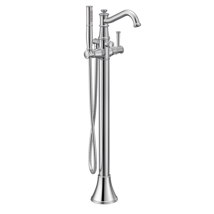 Moen Belfield 9025 One-Handle Tub Filler Includes Hand Shower, chrome