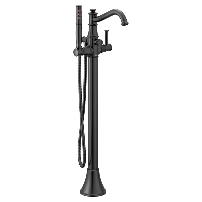 Moen Belfield 9025 One-Handle Tub Filler Includes Hand Shower, matte black