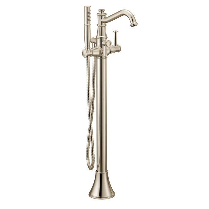 Moen Belfield 9025 One-Handle Tub Filler Includes Hand Shower, polished nickel