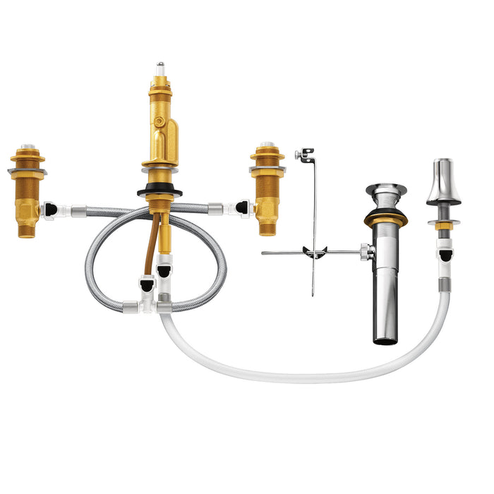 Moen M-Pact 9265 Bidet valve 8" - 16" center 1/2" IPS connection, default