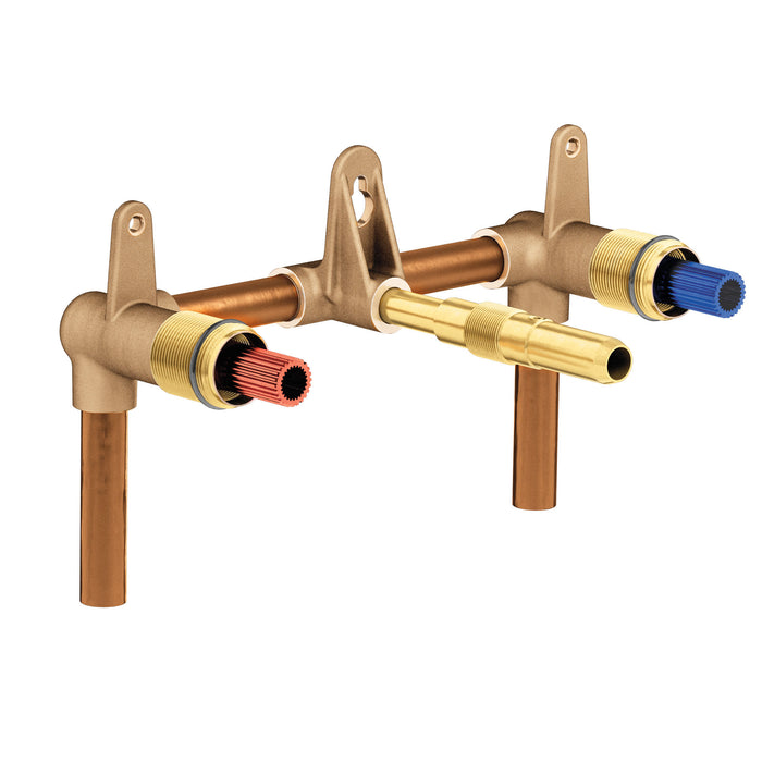 Moen M-Pact 9700 Wallmount valve 8" center 1/2" CC connection, default