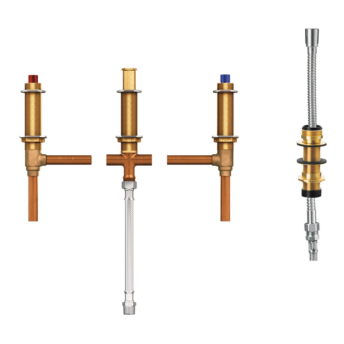 Moen M-Pact 9792 Roman tub with diverter adjustable 1/2" CC connection, default