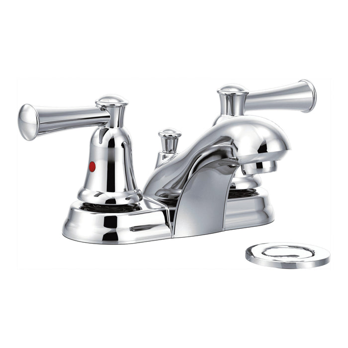 Moen Capstone CA41211 Cpstn 2H Lav Wh 50/50Wa Chr