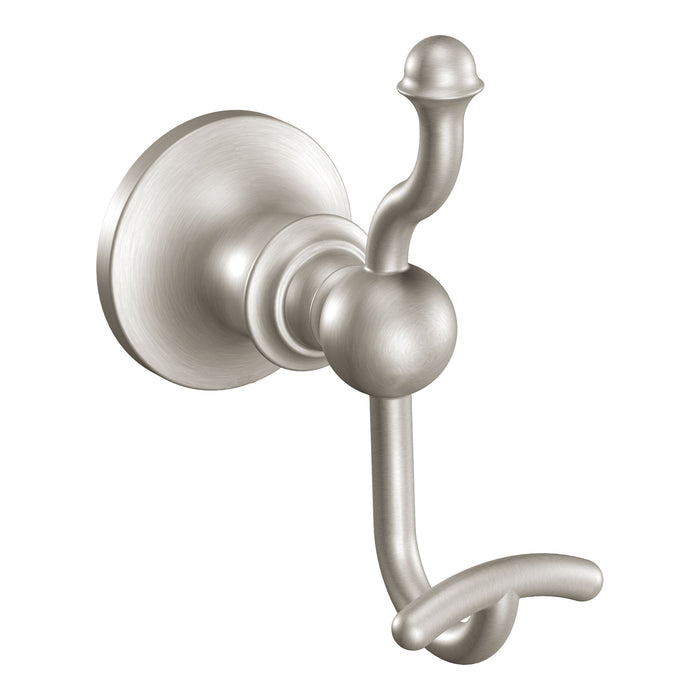 Moen DN4403 Brushed nickel double robe hook