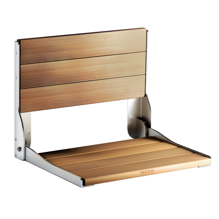 Moen Moen Home Care DN7110 Teak folding shower seat
