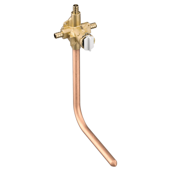 Moen M-Pact FP62380 Includes bulk pack Posi-Temp(R) 1/2" crimp ring PEX inlets/cc outlets connection pressure balancing