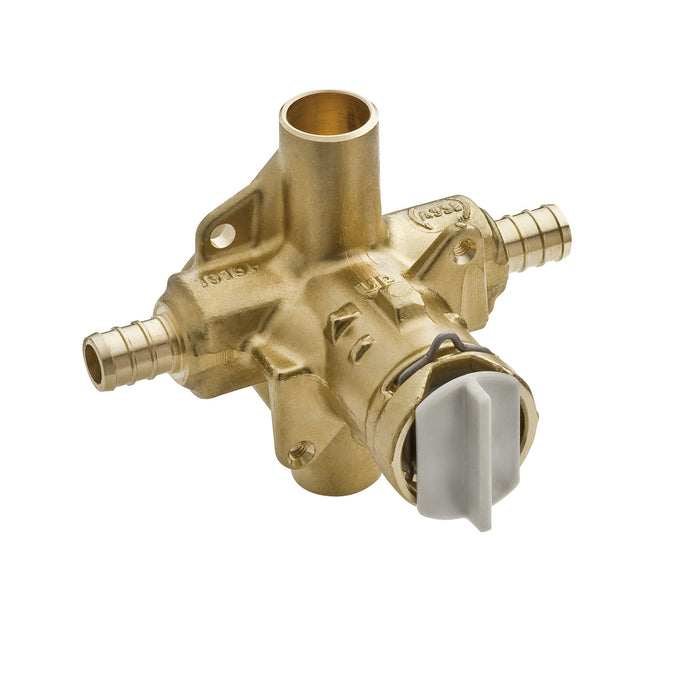 Moen M-Pact FP62380 Includes bulk pack Posi-Temp(R) 1/2" crimp ring PEX inlets/cc outlets connection pressure balancing,...