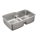 Moen G18253 1800 Series 31 - 57/64" x 20 - 11/16" Stainless Steel 18 Gauge Double Bowl Sink, satin stainless